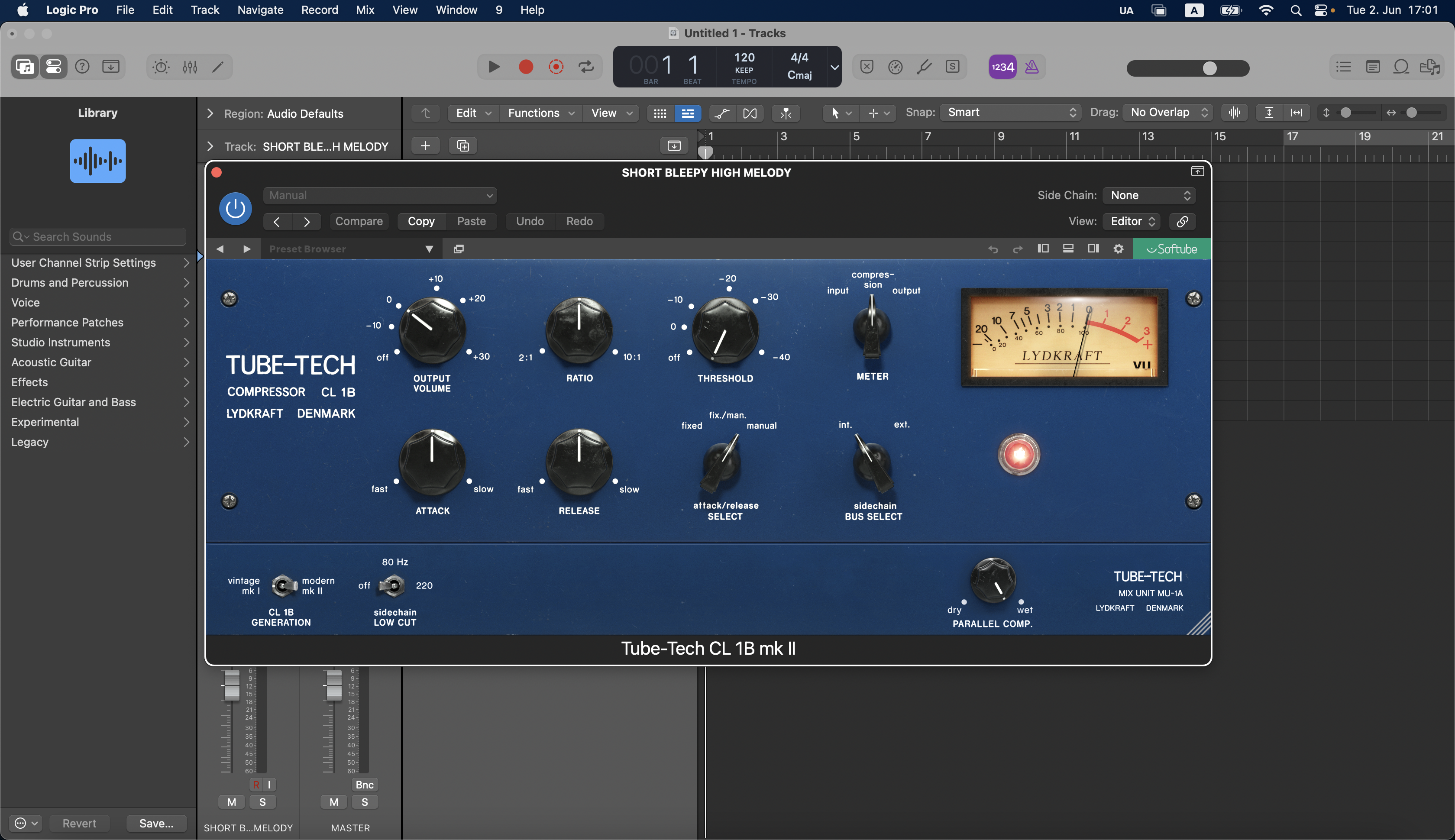 Softube Tube-Tech CL1B MKII